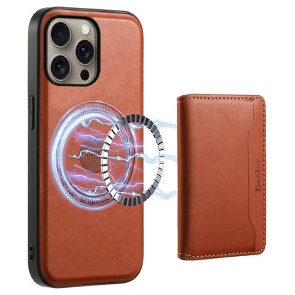 DENIOR D12 For iPhone 16 Pro Max Case Compatible with Magsafe Hybrid TPU+PC Phone Shell