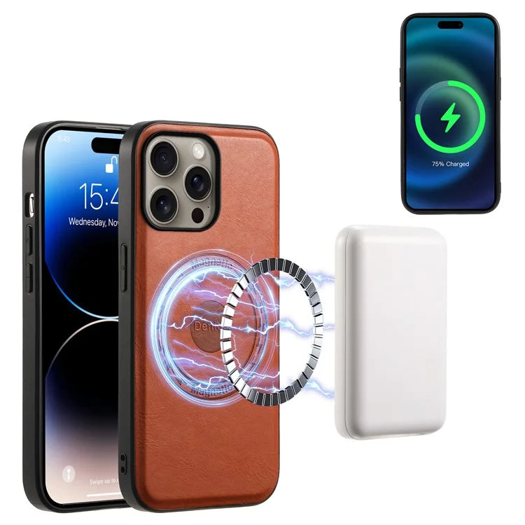 DENIOR D12 For iPhone 16 Pro Max Case Compatible with Magsafe Hybrid TPU+PC Phone Shell