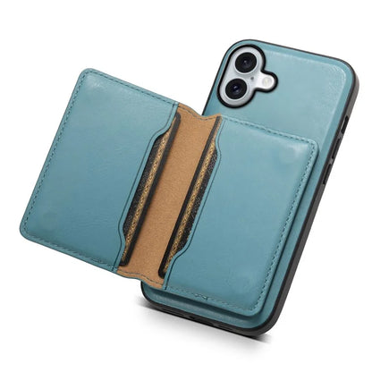 DENIOR D12 For iPhone 16 Plus Magnetic Case Hybrid TPU+PC Phone Cover