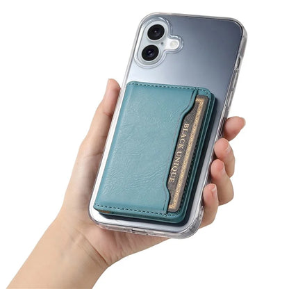 DENIOR D12 For iPhone 16 Case Compatible with Magsafe PU+TPU+PC Phone Cover