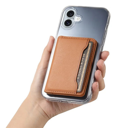 DENIOR D12 For iPhone 16 Case Compatible with Magsafe PU+TPU+PC Phone Cover