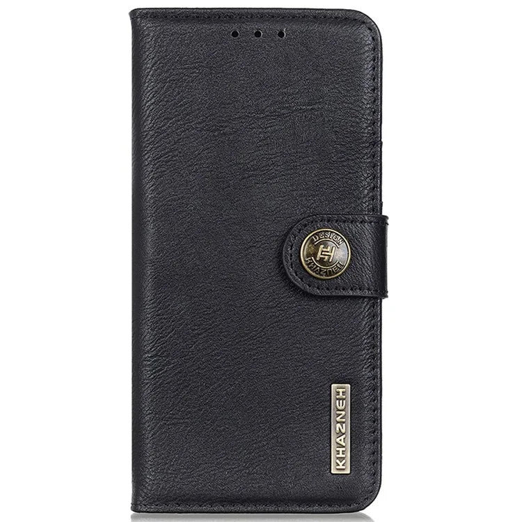 KHAZNEH For Xiaomi Redmi 13 5G / 13 4G Case Cowhide Texture Leather Wallet Style Phone Cover