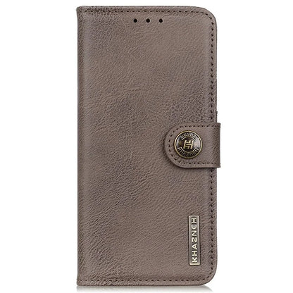 KHAZNEH For Xiaomi Redmi 13 5G / 13 4G Case Cowhide Texture Leather Wallet Style Phone Cover