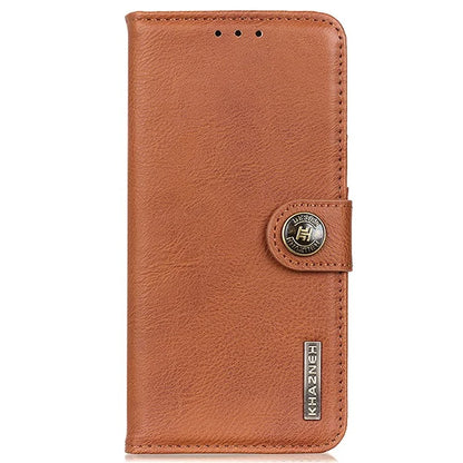 KHAZNEH For Xiaomi Redmi 13 5G / 13 4G Case Cowhide Texture Leather Wallet Style Phone Cover