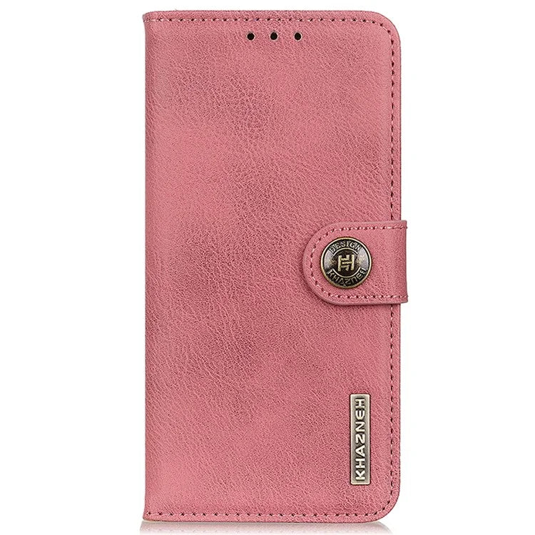 KHAZNEH For Xiaomi Redmi 13 5G / 13 4G Case Cowhide Texture Leather Wallet Style Phone Cover