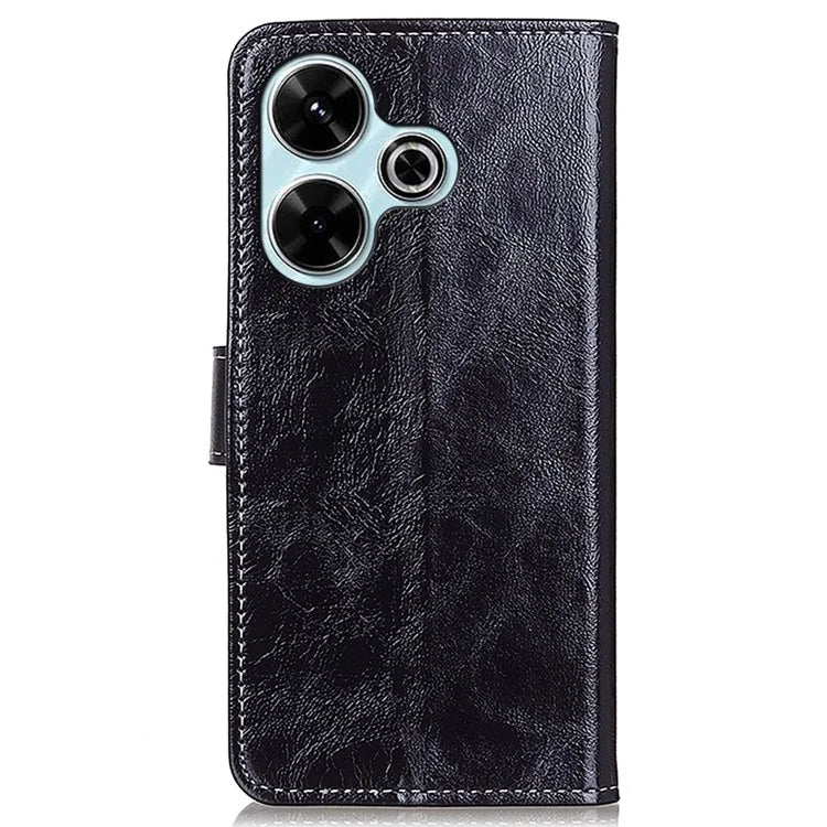 For Xiaomi Redmi 13 5G / 13 4G Case Retro Crazy Horse Texture Leather Phone Cover