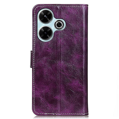 For Xiaomi Redmi 13 5G / 13 4G Case Retro Crazy Horse Texture Leather Phone Cover
