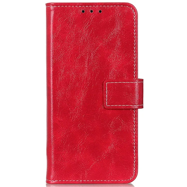 For Xiaomi Redmi 13 5G / 13 4G Case Retro Crazy Horse Texture Leather Phone Cover