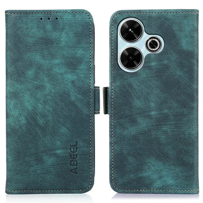 ABEEL For 	Xiaomi Redmi 13 5G / 13 4G Case Retro Texture Flip Leather Phone Cover