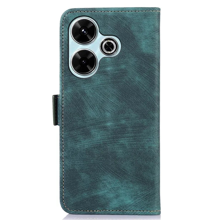 ABEEL For 	Xiaomi Redmi 13 5G / 13 4G Case Retro Texture Flip Leather Phone Cover