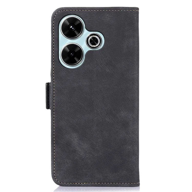 ABEEL For 	Xiaomi Redmi 13 5G / 13 4G Case Retro Texture Flip Leather Phone Cover