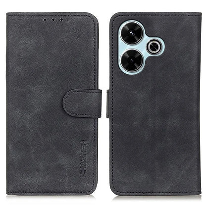 KHAZNEH For Xiaomi Redmi 13 5G / 13 4G Case Shockproof Retro Leather Wallet Phone Cover