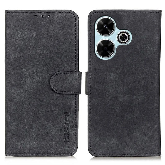 KHAZNEH For Xiaomi Redmi 13 5G / 13 4G Case Shockproof Retro Leather Wallet Phone Cover