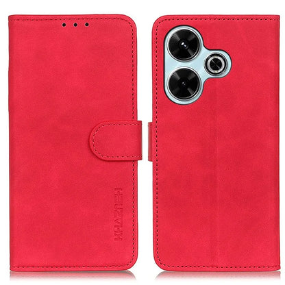 KHAZNEH For Xiaomi Redmi 13 5G / 13 4G Case Shockproof Retro Leather Wallet Phone Cover