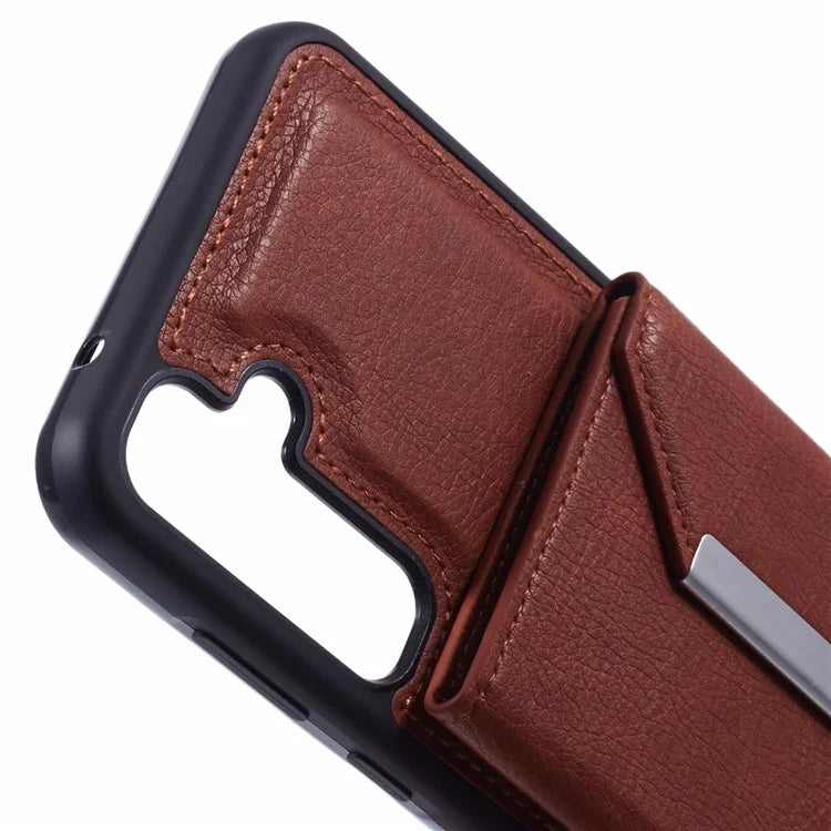 For Samsung Galaxy A13 5G / A04s 4G (164.7 X 76.7 X 9.1 Mm) Case Detachable Card Bag TPU Phone Cover