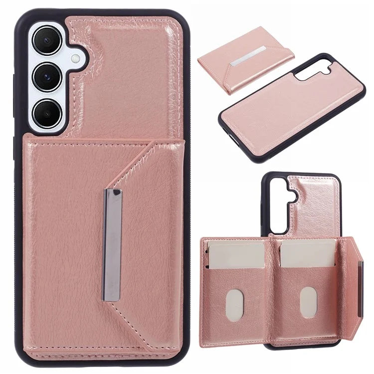 For Samsung Galaxy A13 5G / A04s 4G (164.7 X 76.7 X 9.1 Mm) Case Detachable Card Bag TPU Phone Cover