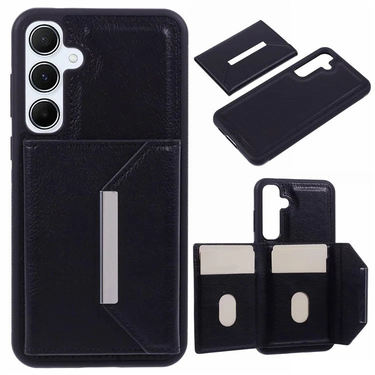 For Samsung Galaxy A13 5G / A04s 4G (164.7 X 76.7 X 9.1 Mm) Case Detachable Card Bag TPU Phone Cover