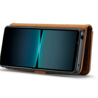DG.MING for Sony Xperia 1 VI Case Detachable Split Leather Phone Cover