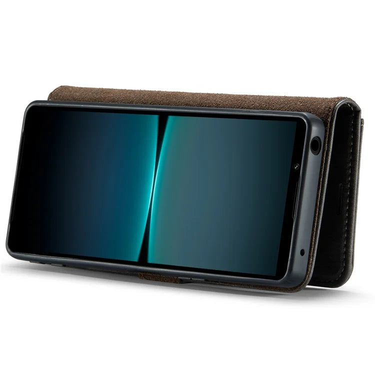 DG.MING for Sony Xperia 1 VI Case Detachable Split Leather Phone Cover