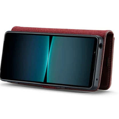 DG.MING for Sony Xperia 1 VI Case Detachable Split Leather Phone Cover