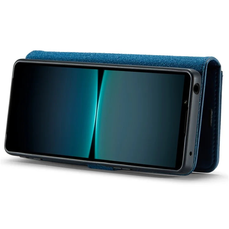 DG.MING for Sony Xperia 1 VI Case Detachable Split Leather Phone Cover