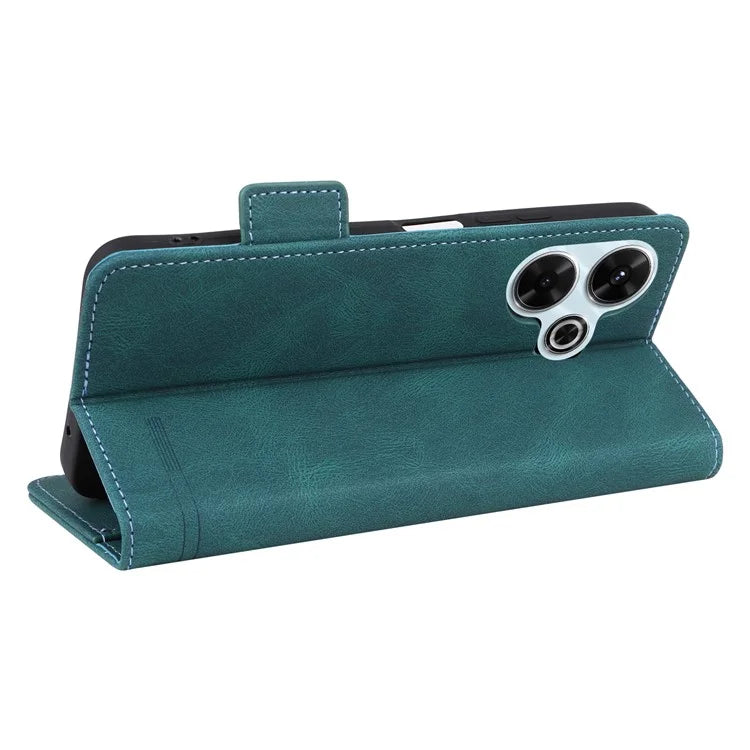 For Xiaomi Redmi 13 5G / 13 4G / Note 13R 5G Case Hardware Decor Leather Wallet Phone Cover