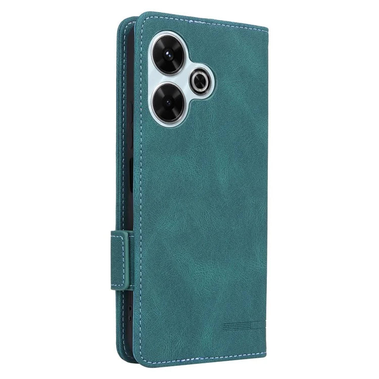For Xiaomi Redmi 13 5G / 13 4G / Note 13R 5G Case Hardware Decor Leather Wallet Phone Cover