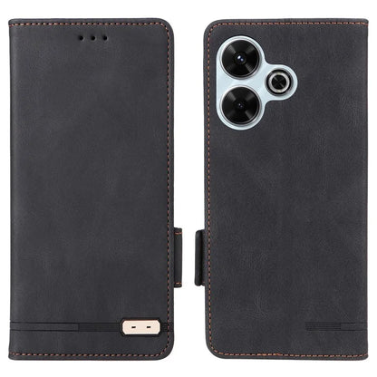 For Xiaomi Redmi 13 5G / 13 4G / Note 13R 5G Case Hardware Decor Leather Wallet Phone Cover