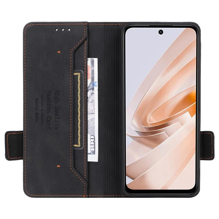 For Xiaomi Redmi 13 5G / 13 4G / Note 13R 5G Case Hardware Decor Leather Wallet Phone Cover