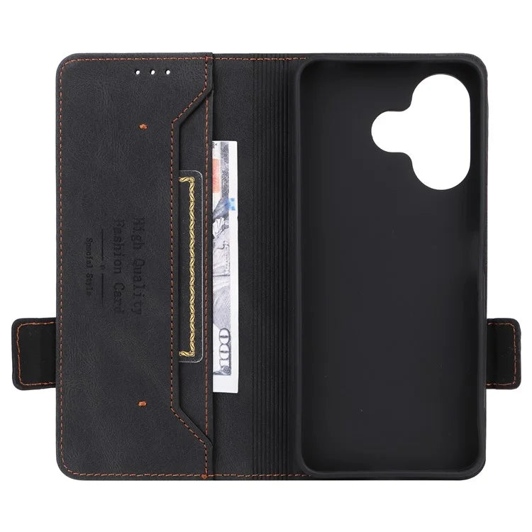 For Xiaomi Redmi 13 5G / 13 4G / Note 13R 5G Case Hardware Decor Leather Wallet Phone Cover