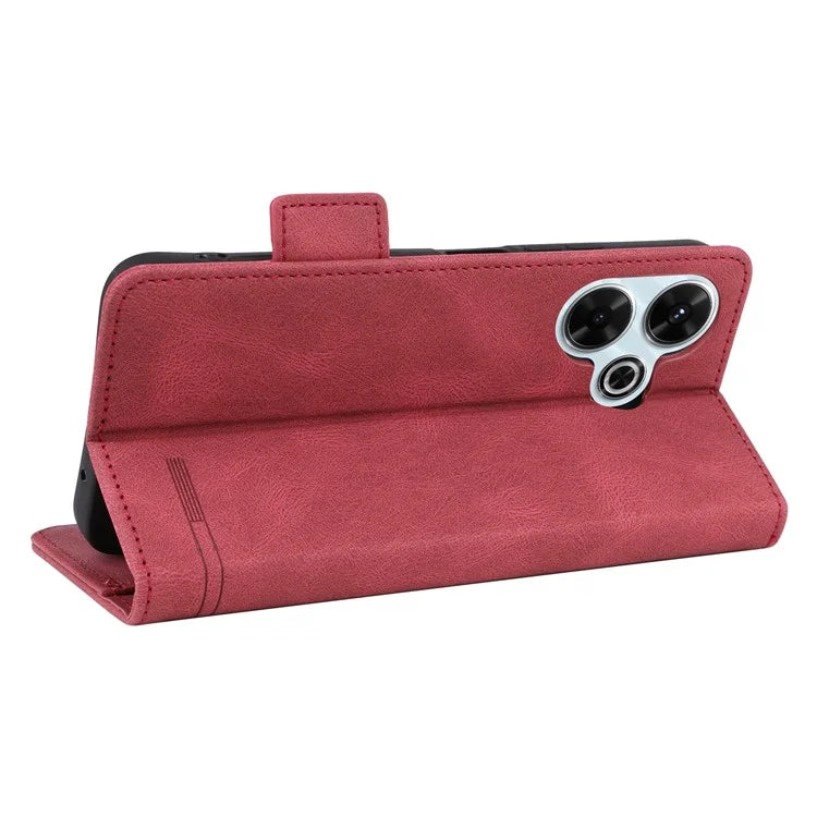 For Xiaomi Redmi 13 5G / 13 4G / Note 13R 5G Case Hardware Decor Leather Wallet Phone Cover