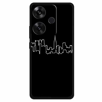 For Xiaomi Redmi Turbo 3 5G / Poco F6 5G Case TPU Abstract Line Art Phone Cover