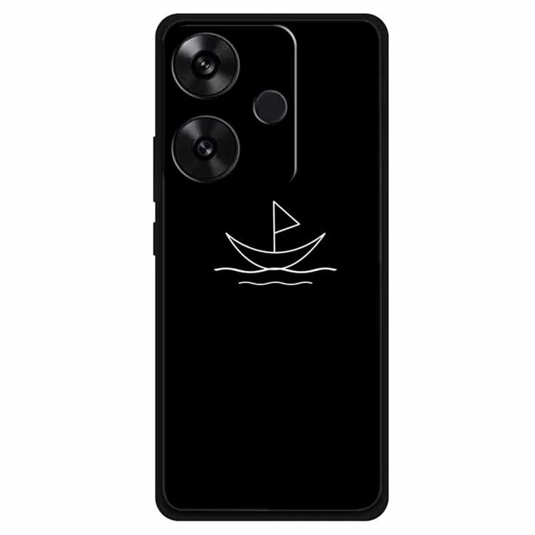 For Xiaomi Redmi Turbo 3 5G / Poco F6 5G Case TPU Abstract Line Art Phone Cover