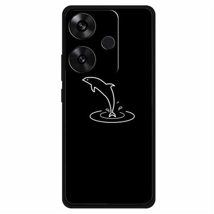 For Xiaomi Redmi Turbo 3 5G / Poco F6 5G Case TPU Abstract Line Art Phone Cover