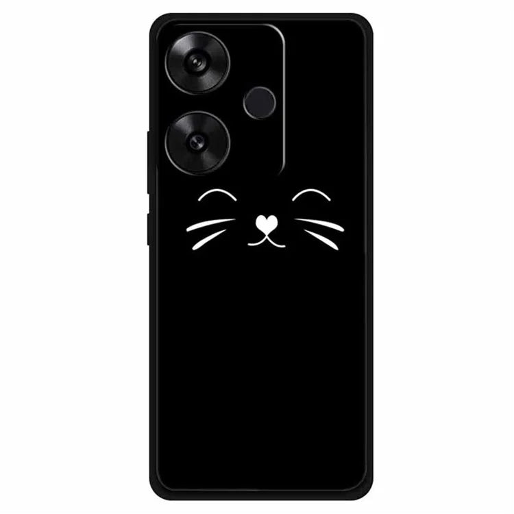 For Xiaomi Redmi Turbo 3 5G / Poco F6 5G Case TPU Abstract Line Art Phone Cover