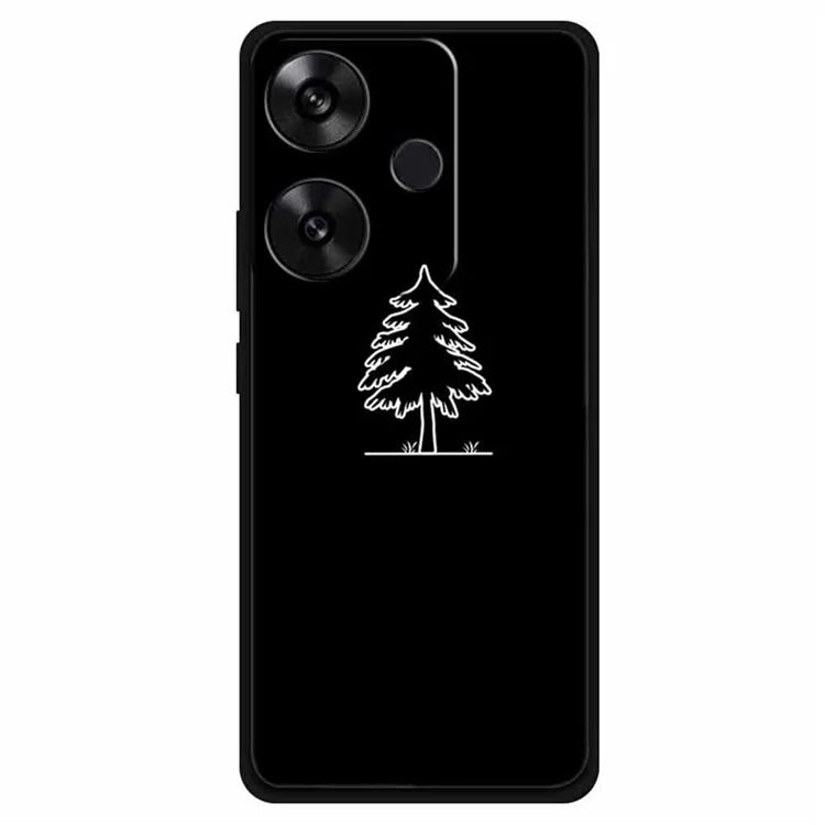 For Xiaomi Redmi Turbo 3 5G / Poco F6 5G Case TPU Abstract Line Art Phone Cover