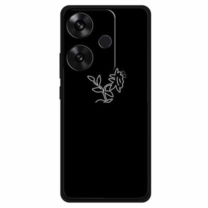 For Xiaomi Redmi Turbo 3 5G / Poco F6 5G Case TPU Abstract Line Art Phone Cover