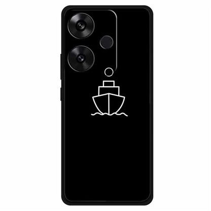 For Xiaomi Redmi Turbo 3 5G / Poco F6 5G Case TPU Abstract Line Art Phone Cover