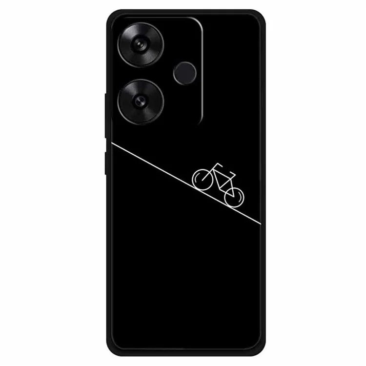 For Xiaomi Redmi Turbo 3 5G / Poco F6 5G Case TPU Abstract Line Art Phone Cover