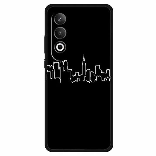 For OnePlus Nord CE4 5G / Oppo K12 Case Shockproof TPU Phone Cover Line Pattern Design