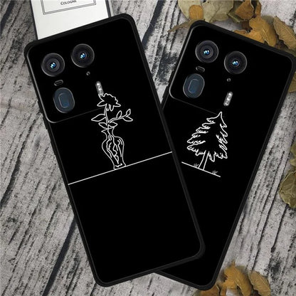 For Motorola Edge 50 Ultra 5G /  Moto X50 Ultra 5G Case Aesthetic Minimalist TPU Phone Cover