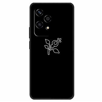 For Honor 200 Lite Shockproof Case Linear Pattern Printing TPU Phone Cover