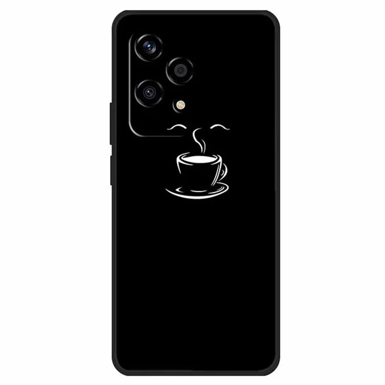 For Honor 200 Lite Shockproof Case Linear Pattern Printing TPU Phone Cover