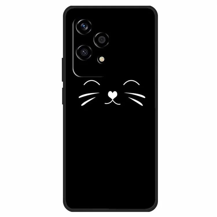 For Honor 200 Lite Shockproof Case Linear Pattern Printing TPU Phone Cover