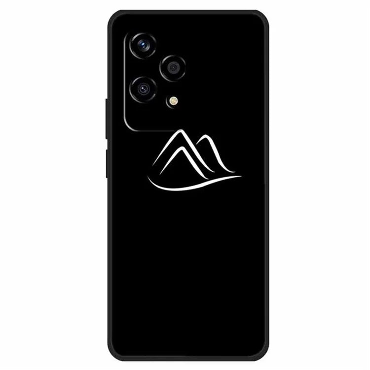 For Honor 200 Lite Shockproof Case Linear Pattern Printing TPU Phone Cover
