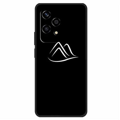 For Honor 200 Lite Shockproof Case Linear Pattern Printing TPU Phone Cover