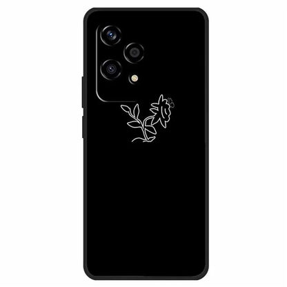 For Honor 200 Lite Shockproof Case Linear Pattern Printing TPU Phone Cover
