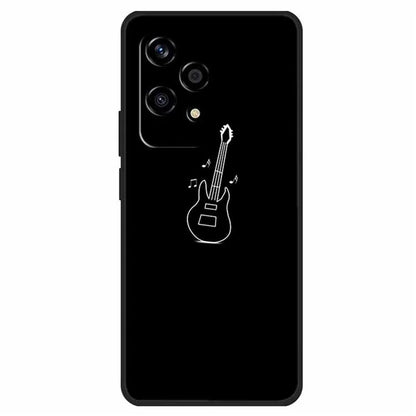 For Honor 200 Lite Shockproof Case Linear Pattern Printing TPU Phone Cover