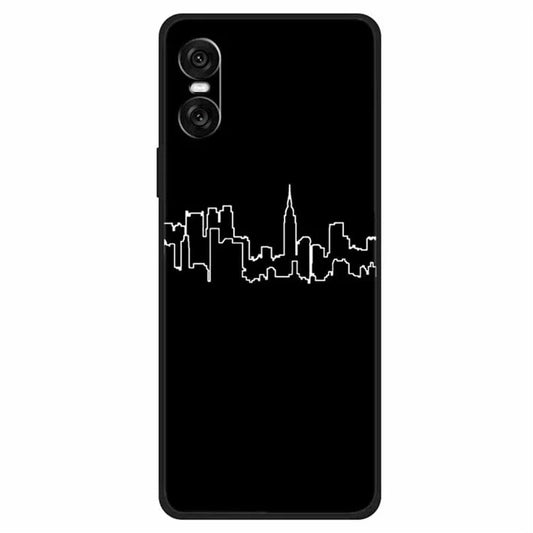 For Sony Xperia 10 VI Case Soft TPU Abstract Art Phone Cover