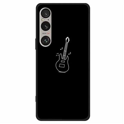 For Sony Xperia 1 VI Line Art Case Anti-Scratch Soft TPU Phone Cover
